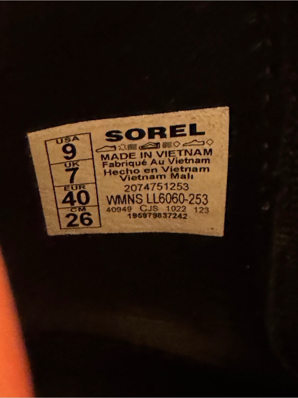 Sorel Brex Waterproof Chelsea Boots Tawny Buff Black Chunky Platform Size 9 NWOB - Picture 5 of 6